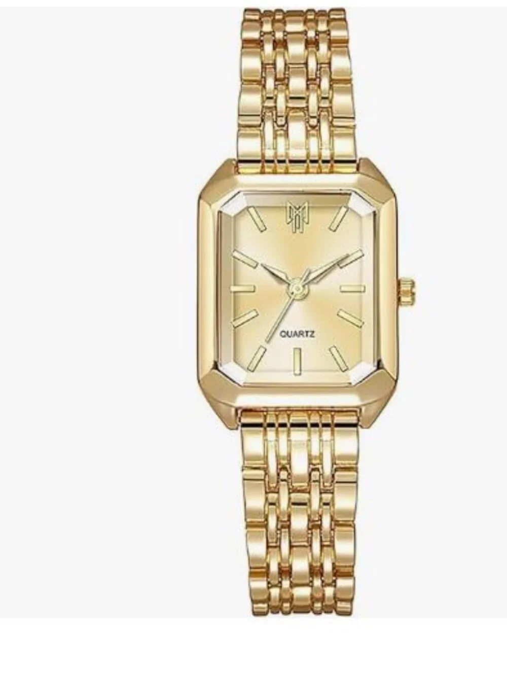 Women’s Square Quartz Watch Steel Strap Casual Fashion Wristwatch